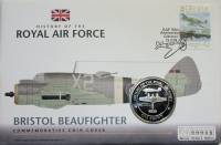 (2008) Монета Гибралтар 2008 год 1 крона "Bristol Beaufighter"   Буклет с маркой